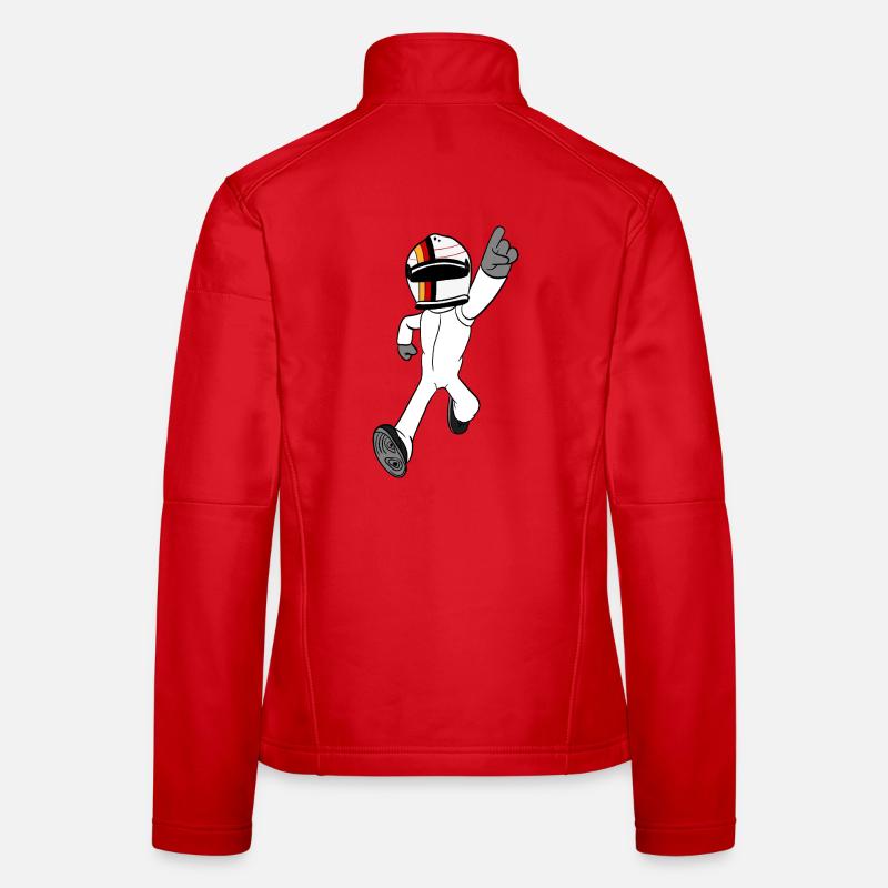 Rennfahrer Frauen Softshelljacke