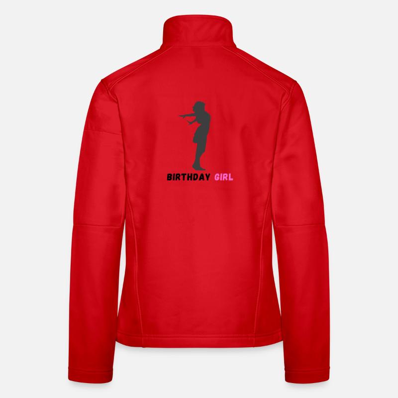 Geburtstagskind - Frauen Softshelljacke - Rot