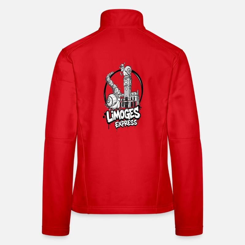 Limoges Express Escargots Veste en tissu softshell Femme