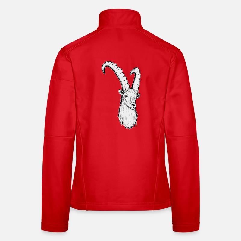 Steinbock Sternzeichen Frauen Softshelljacke