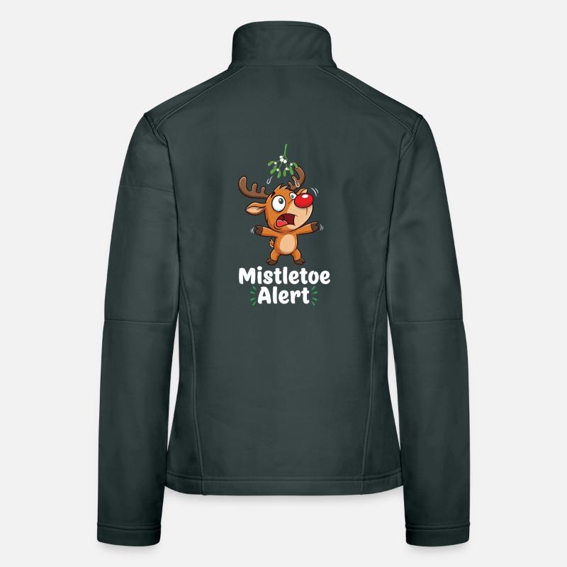 Renne avec gui Veste en tissu softshell Femme