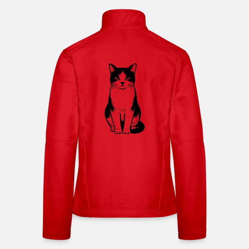 Cat Frauen Softshelljacke