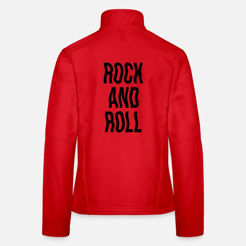 Conception musicale rock and roll Veste en tissu softshell Femme