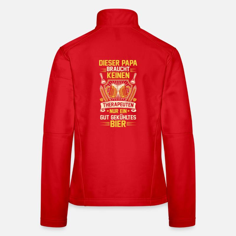 Beer Father Father's Day Dad Women's Softshell Jacket