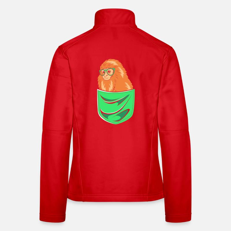Tamarin Monkey Women's Softshell Jacket