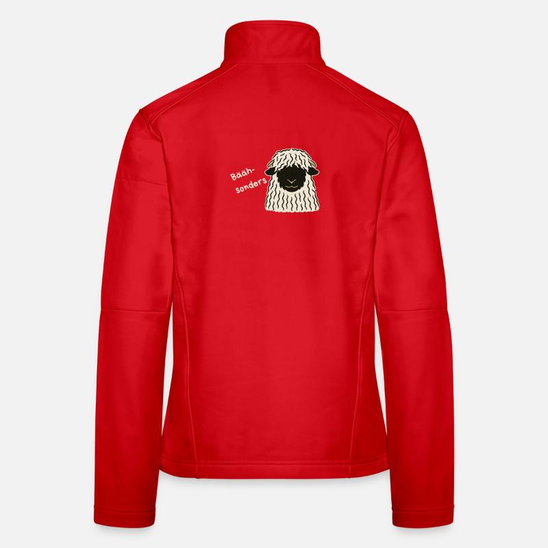 Bäähsonders - le mouton à nez noir du Valais Veste en tissu softshell Femme