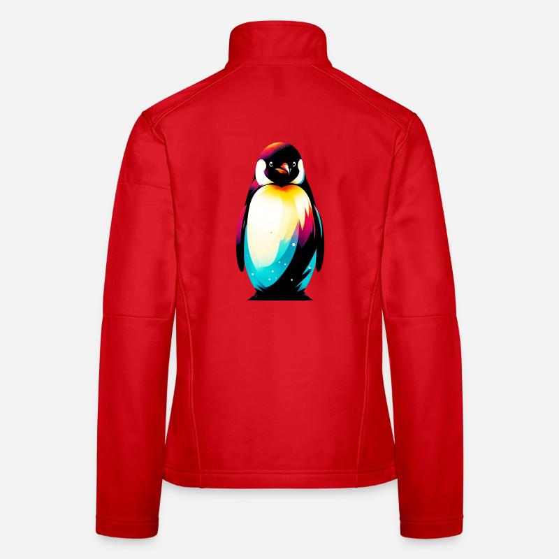 Pinguin - Frauen Softshelljacke - Rot