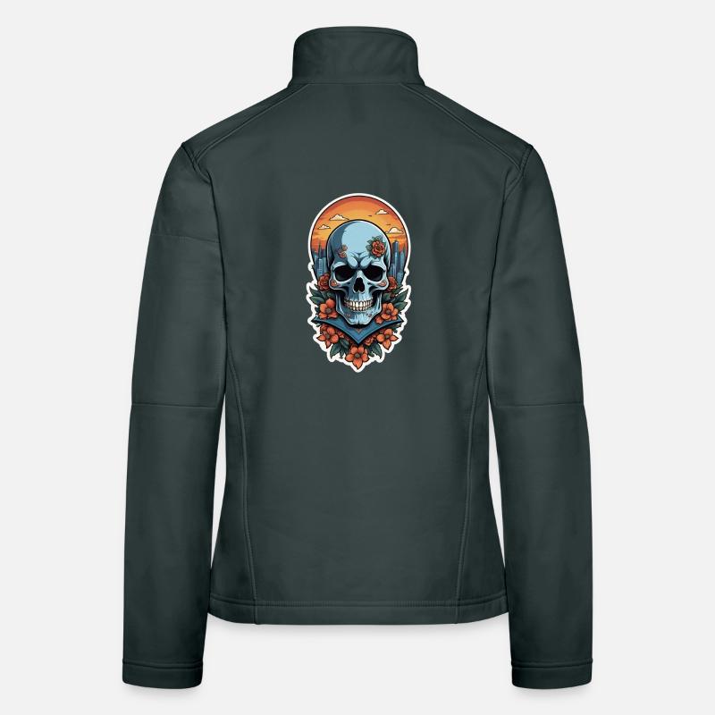 Bones and Botany skull Women's Softshell Jacket