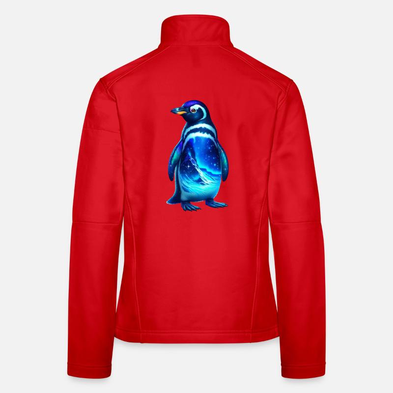 Pinguin - Frauen Softshelljacke - Rot