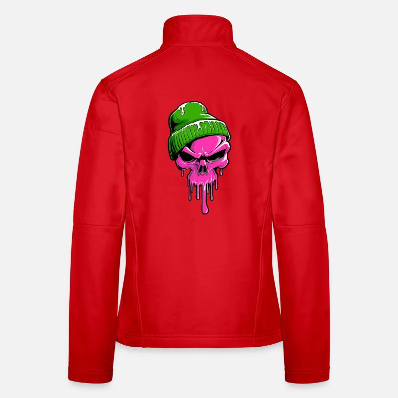 Skeleton Skull Skull Women's Softshell Jacket