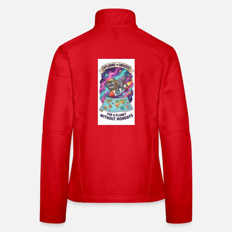 Katzensprung durchs Universum Frauen Softshelljacke
