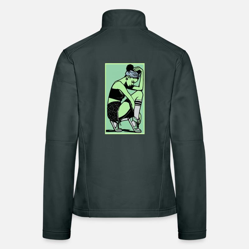 Danseuse #5 Veste en tissu softshell Femme