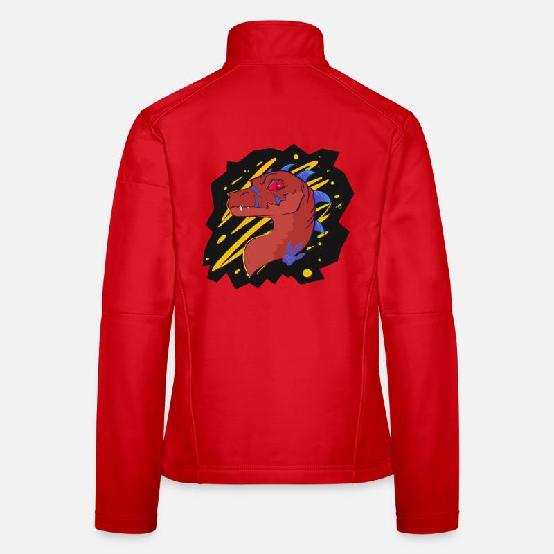 Firia, die Chimäre (von Derpy Fox) - Frauen Softshelljacke - Rot