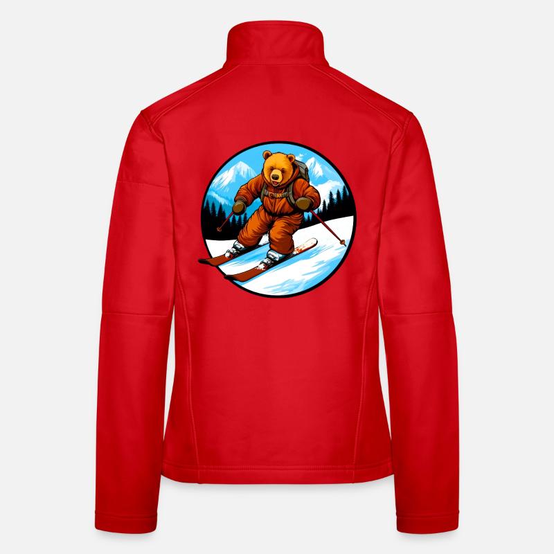 Ski Bear Veste en tissu softshell Femme