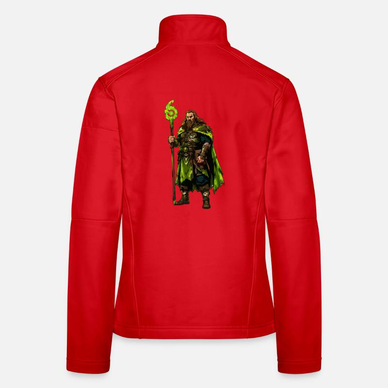 Wikinger Krieger Frauen Softshelljacke