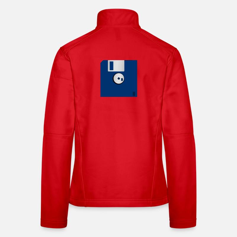 Floppy disk Women's Softshell Jacket