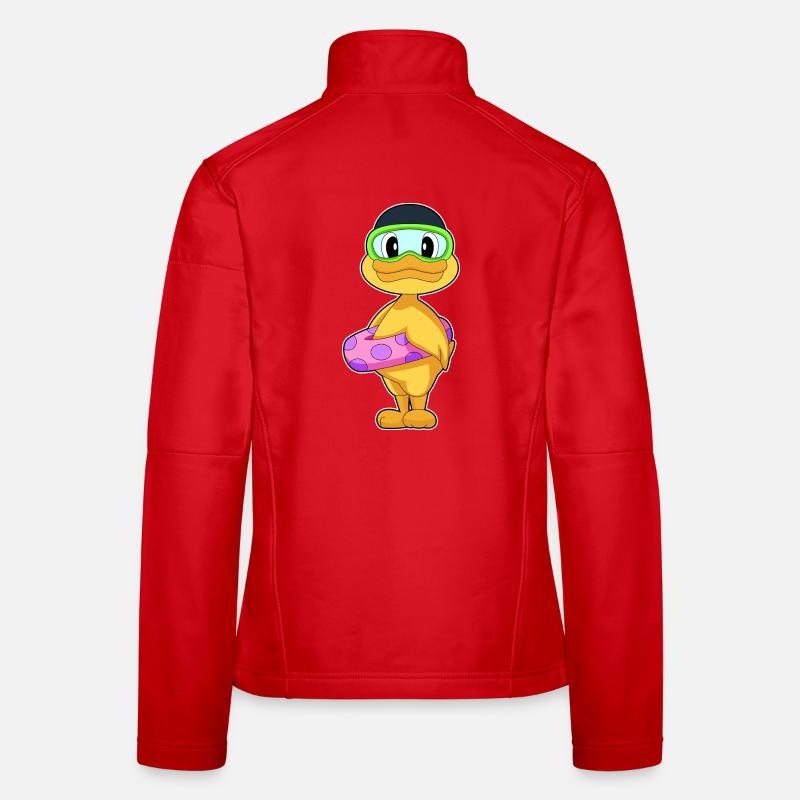 Natation de canards Ring Été Veste en tissu softshell Femme
