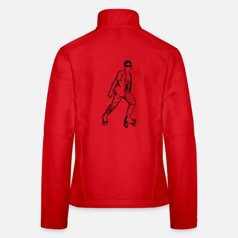 Roller Skater Boy Women's Softshell Jacket