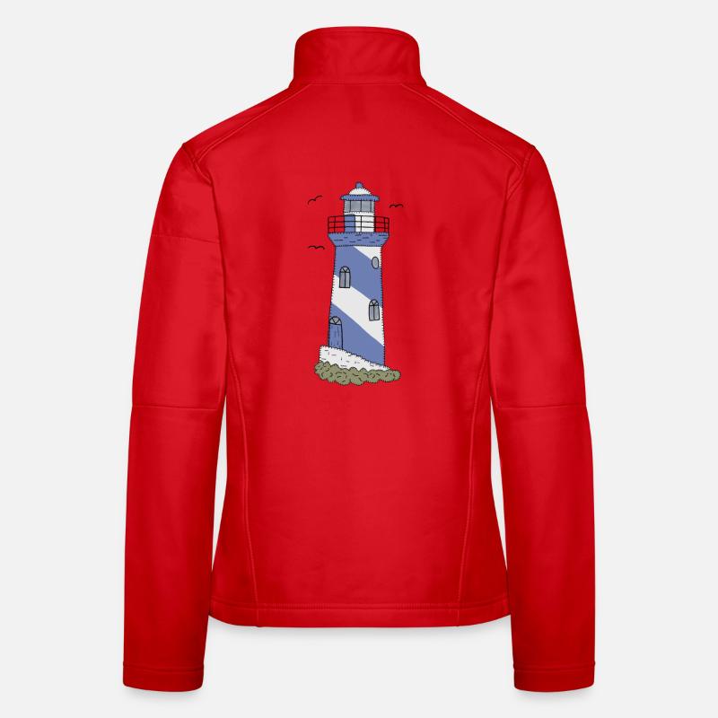 Blauer_Leuchtturm Veste en tissu softshell Femme