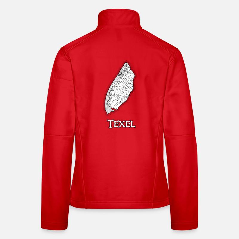 Texel | Antique map | Treasure map Women's Softshell Jacket