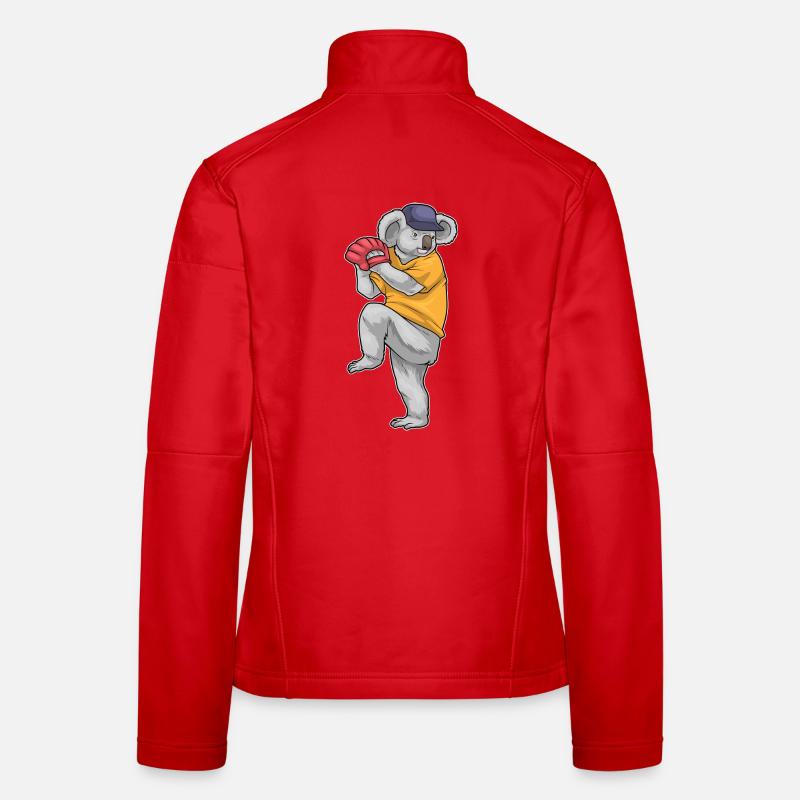 Koala Baseball Gant de Baseball Veste en tissu softshell Femme