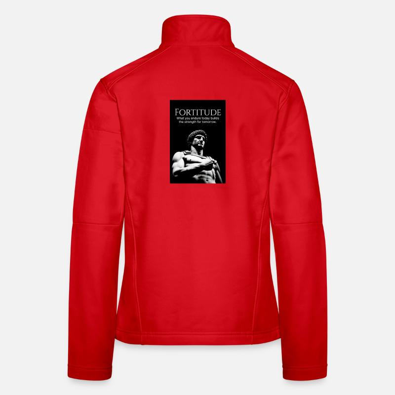 Fortitude Strength Today Power Tomorrow - Women's Softshell Jacket - red