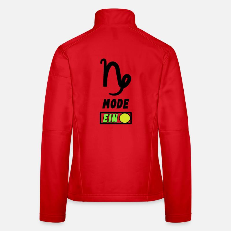 Steinbock Sternzeichen Horoskop Statement Frauen Softshelljacke