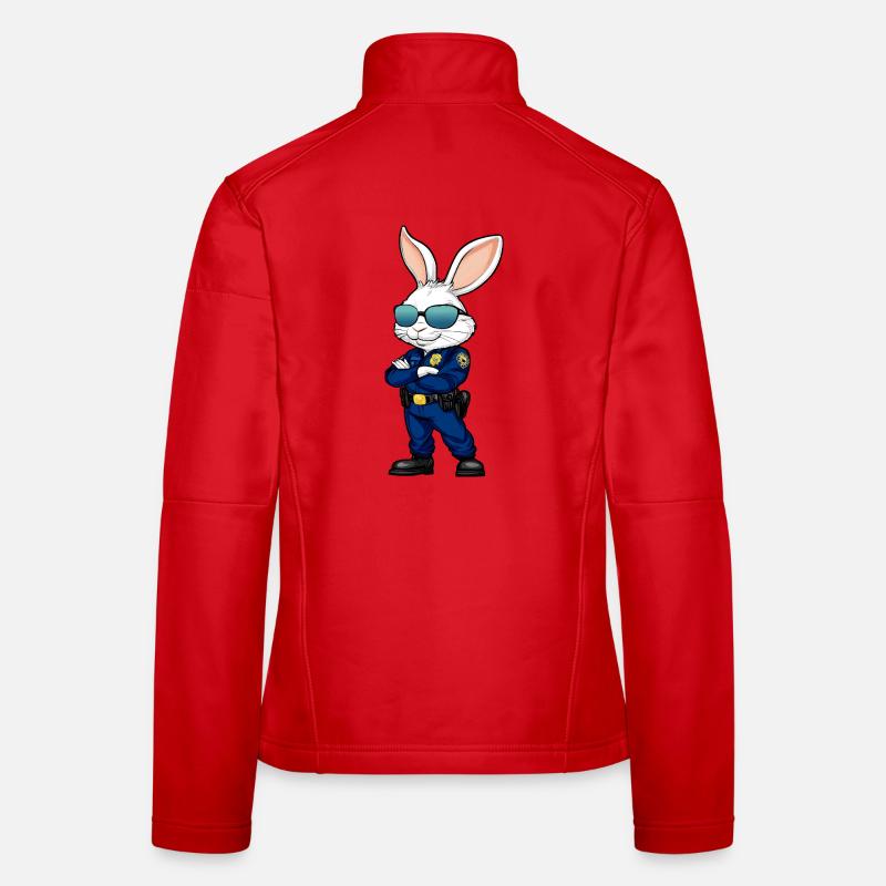 Polizei Hasen Frauen Softshelljacke