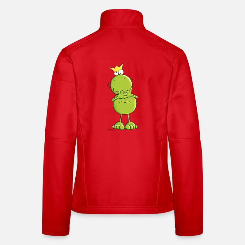 Frog with crown Women's Softshell Jacket