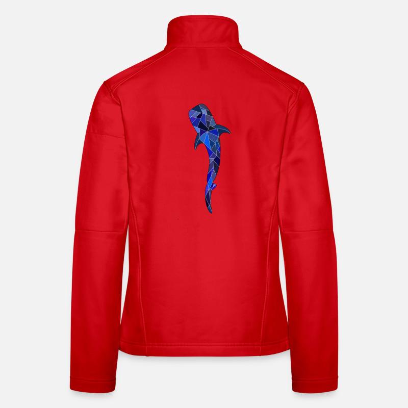Requin-baleine Veste en tissu softshell Femme