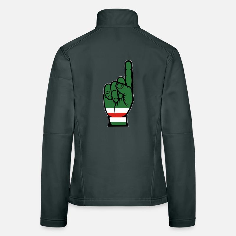 Tschetschenien Flagge Nummer 1 Frauen Softshelljacke