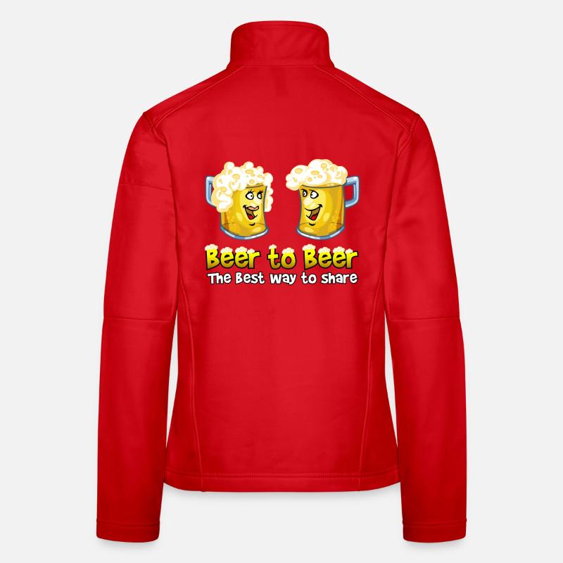 Bier, Bier Frauen Softshelljacke