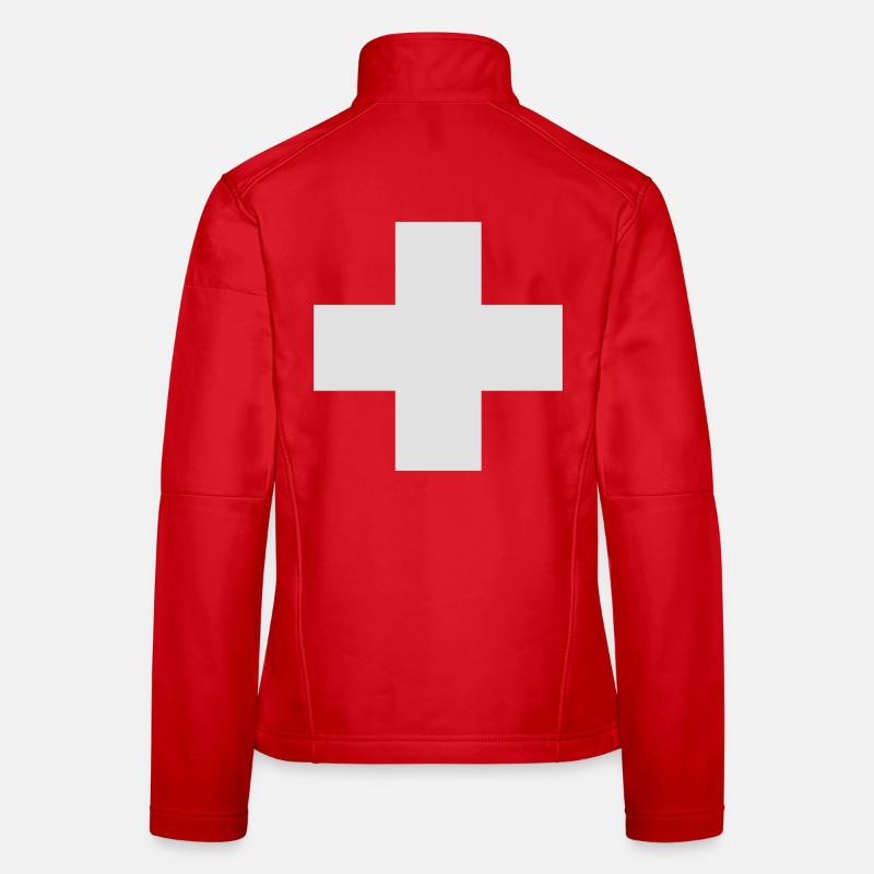 Schweizerkreuz Frauen Softshelljacke