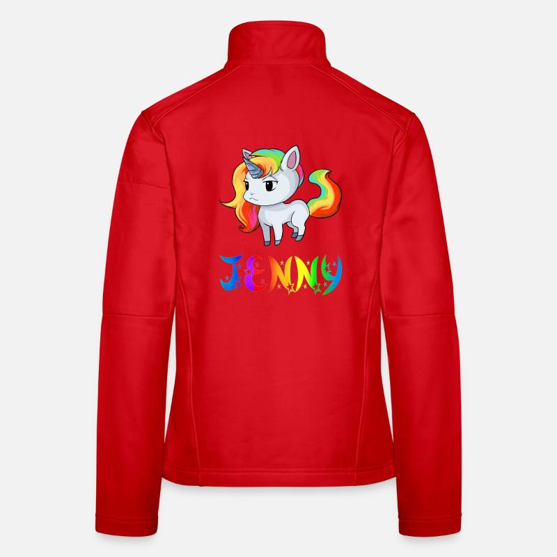Jenny Einhorn Frauen Softshelljacke
