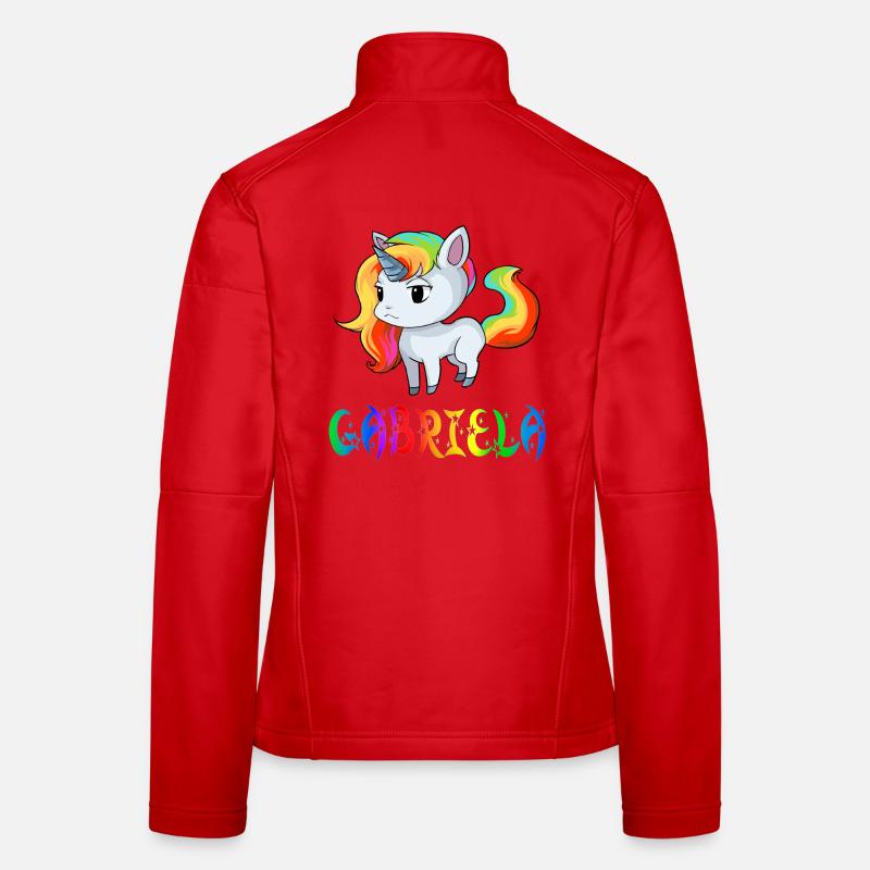Unicorn Gabriela - Women's Softshell Jacket - red