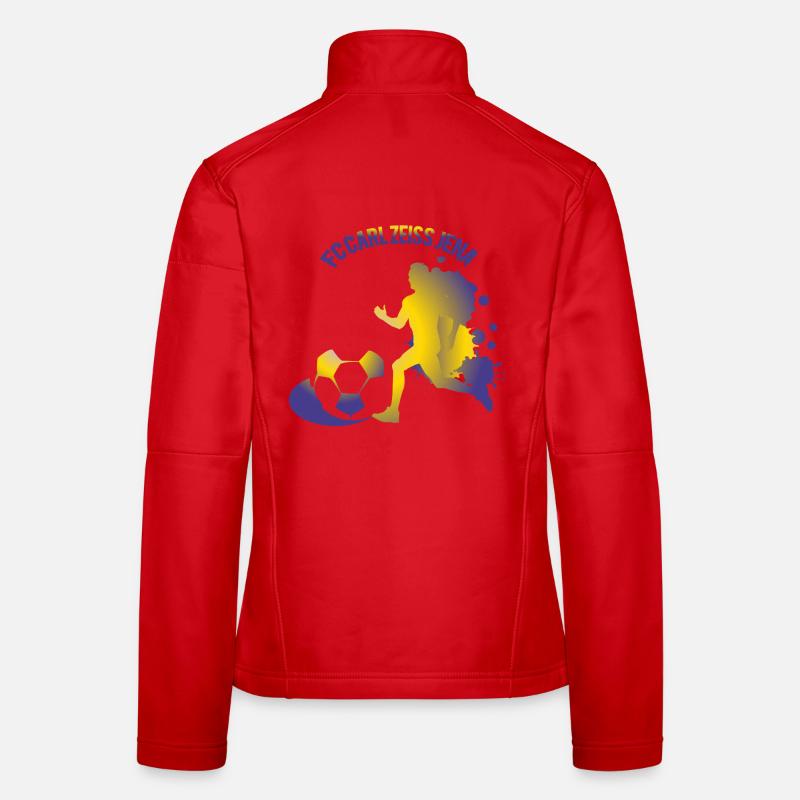 FC Carl zeiss Jena - Frauen Softshelljacke - Rot