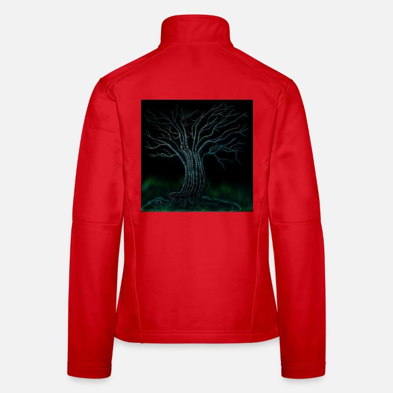 Binaer Benär Baum Frauen Softshelljacke