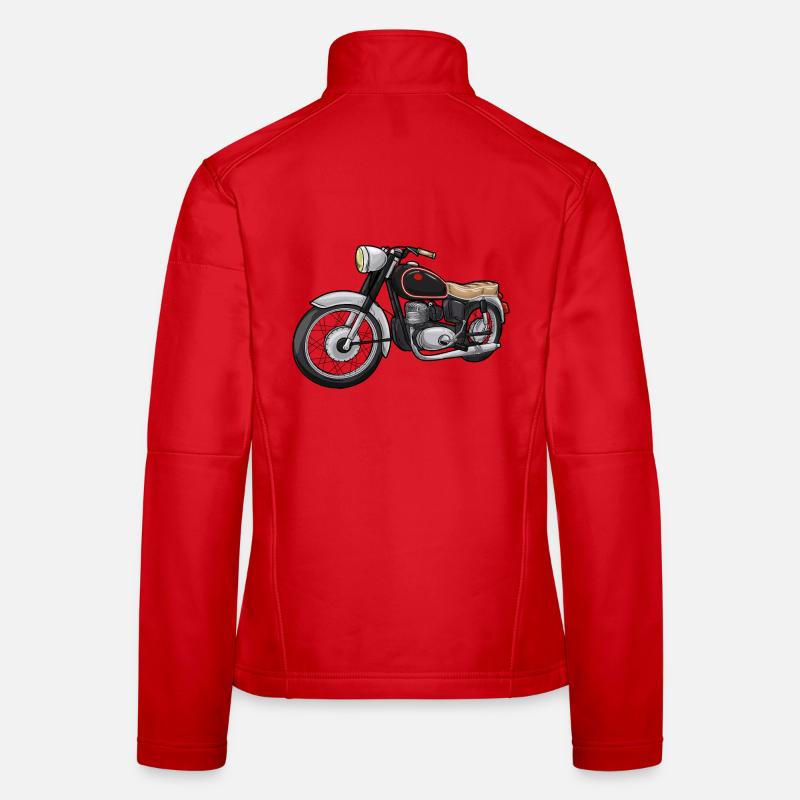 Moto cool Veste en tissu softshell Femme