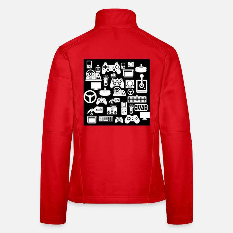 Gaming pattern Women's Softshell Jacket