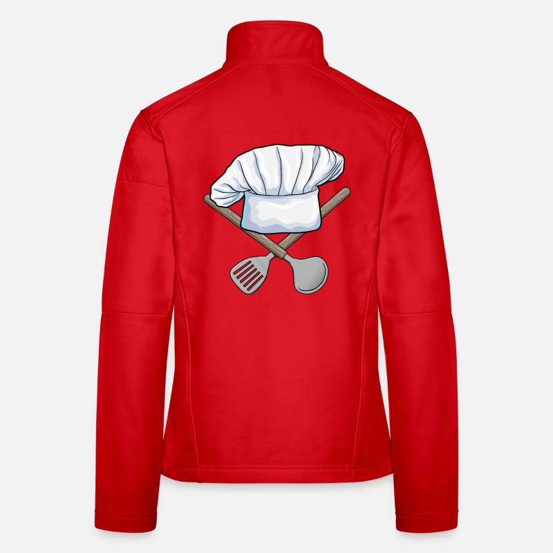 Chef's Hat Cooking Kitchen Women's Softshell Jacket