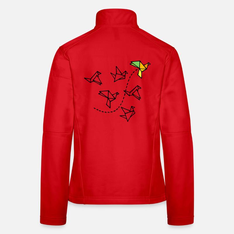 Polygon Creative Abstract Art Geometry Women's Softshell Jacket