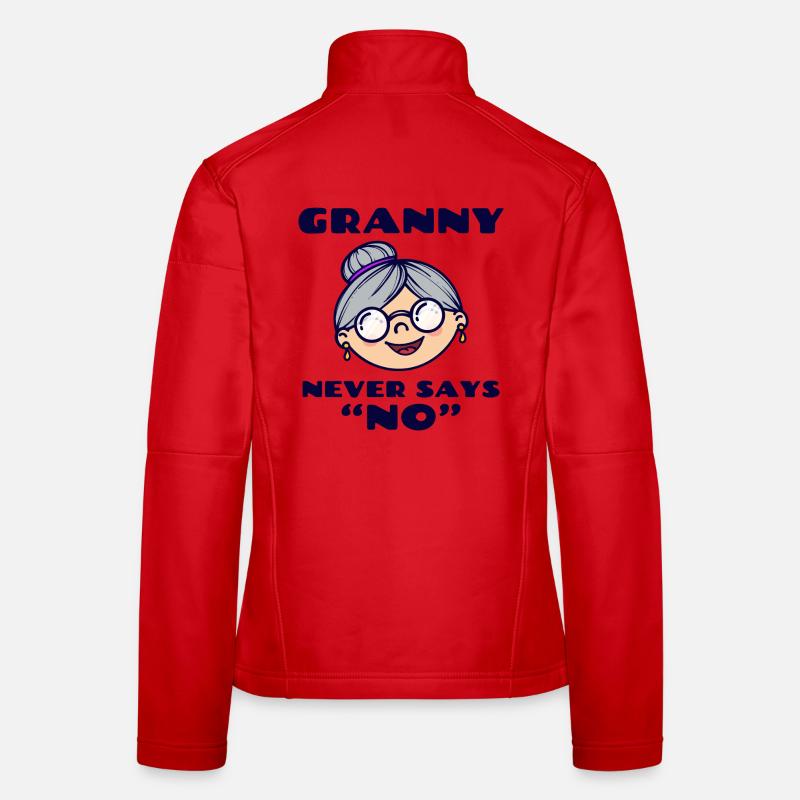 Lieblingsomi Großmutter Oma Statement Brille Frauen Softshelljacke