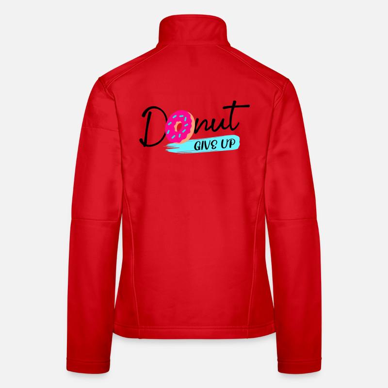 Donut Süßigkeiten Statement Naschen Lecker Frauen Softshelljacke