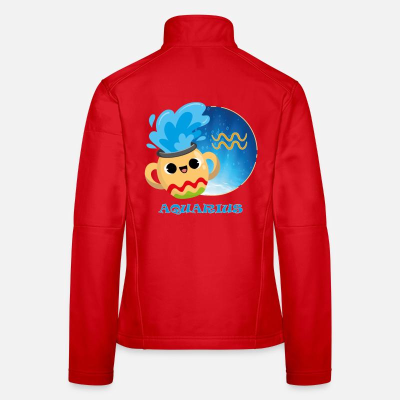 Sternzeichen Wassermann Frauen Softshelljacke