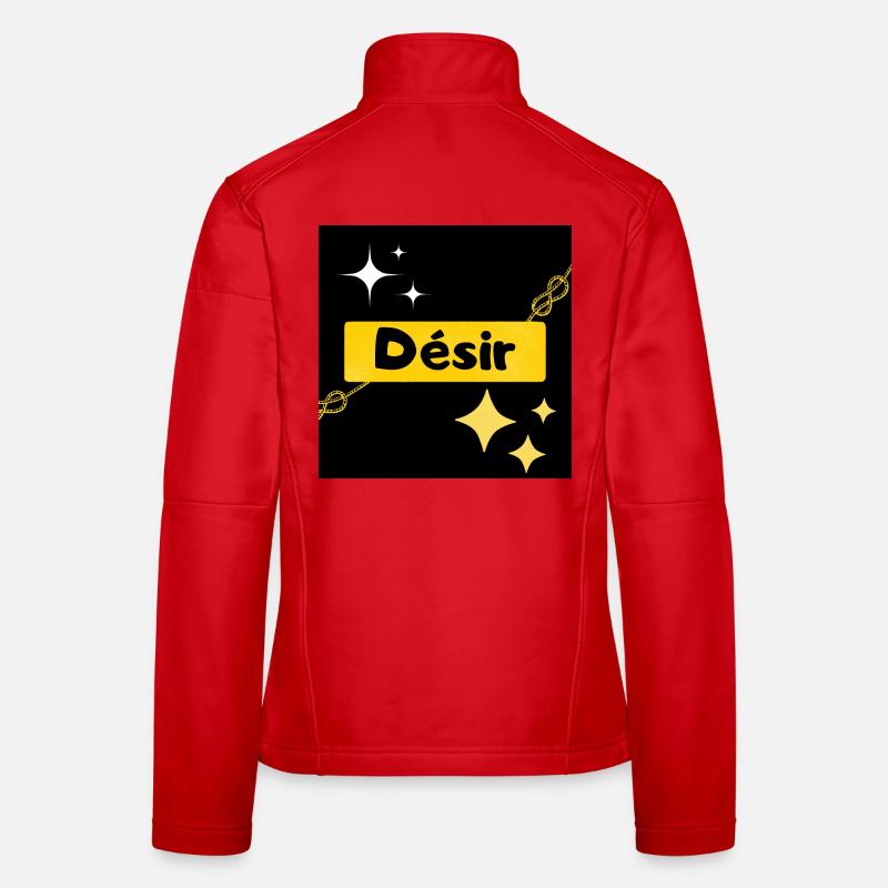 Désir Veste en tissu softshell Femme