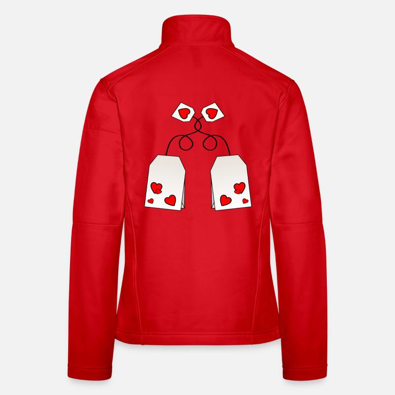 Valentinstag Tee Frauen Softshelljacke