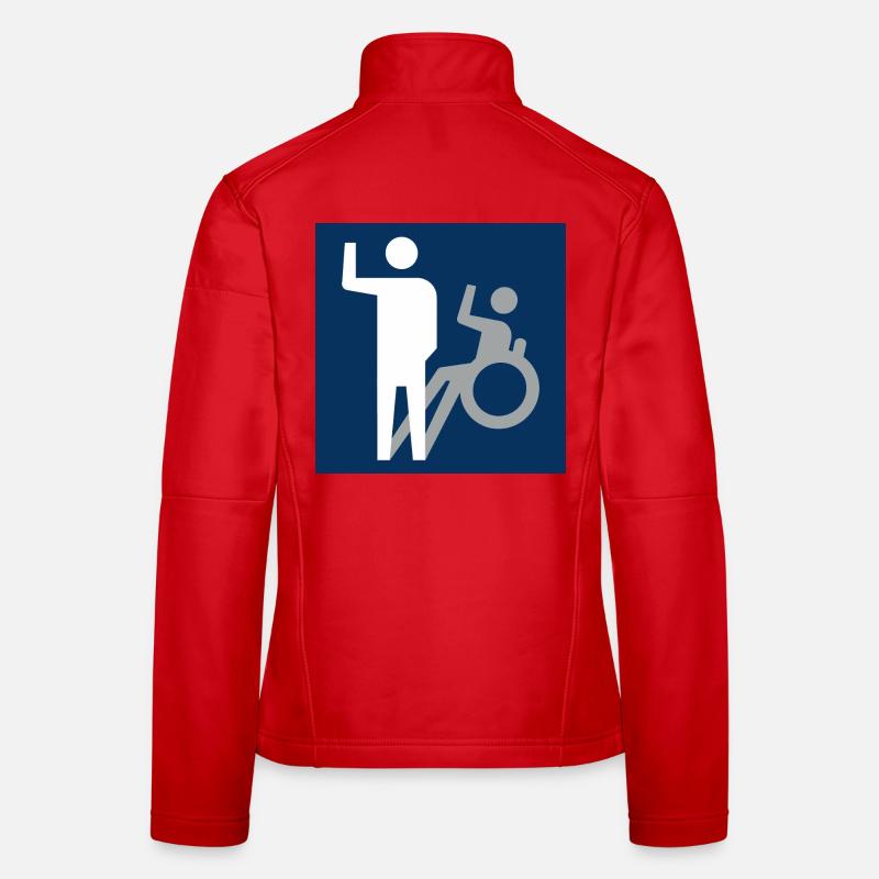 Not all disabilities are visible * Women's Softshell Jacket