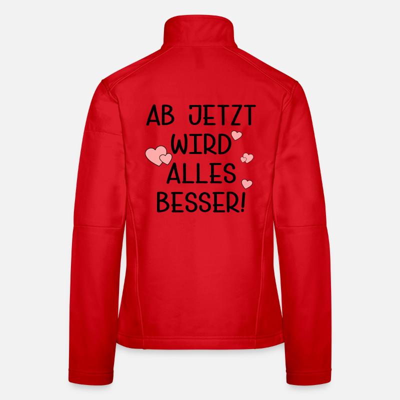TRANSFORMATION BESSER WERDEN Frauen Softshelljacke