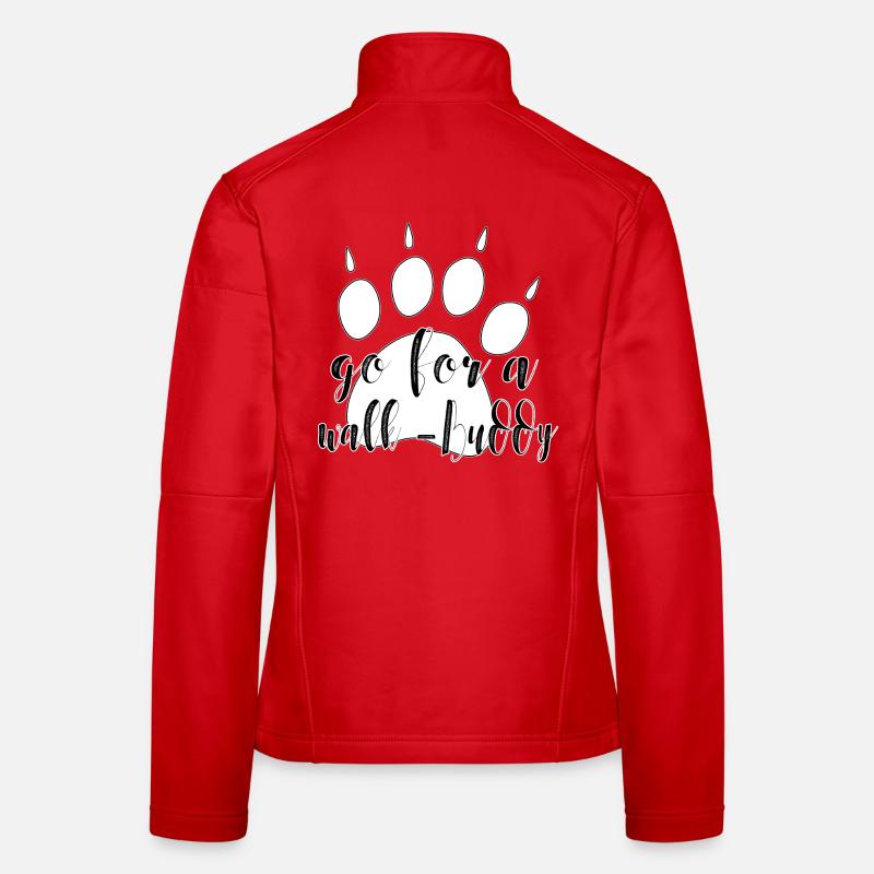 Go for a Walk Buddy – Hund Design Frauen Softshelljacke