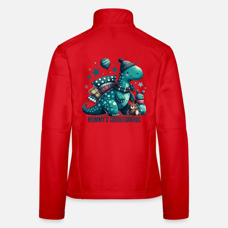 Mommy’s Cuddlesaurus Kuschel-Dinosaurier Geschenk Frauen Softshelljacke